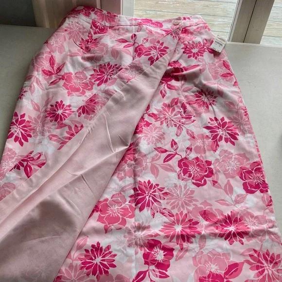 Talbots Pink Floral Maxi Skirt - Picture 3 of 5